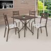 CONJUNTO DE MESA E CADEIRAS LUNA 75, 120 E 136CM - Imagem 2