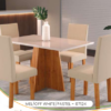 CONJUNTO DE MESA SEVILHA COM 4 CADEIRAS VÊNUS