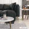CONJUNTO DE MESAS BRILHANTE: APOIO, CENTRO E LATERAL