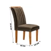 CONJUNTO MESA DUBAI 6 CADEIRAS LISBOA - Image 3