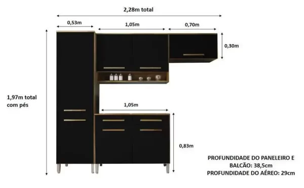 COZINHA COMPACTA SM 4 PEÇAS - Imagem 5