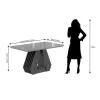 CONJUNTO MESA ÁGATA COM 4 CADEIRAS CLARICE - Image 3