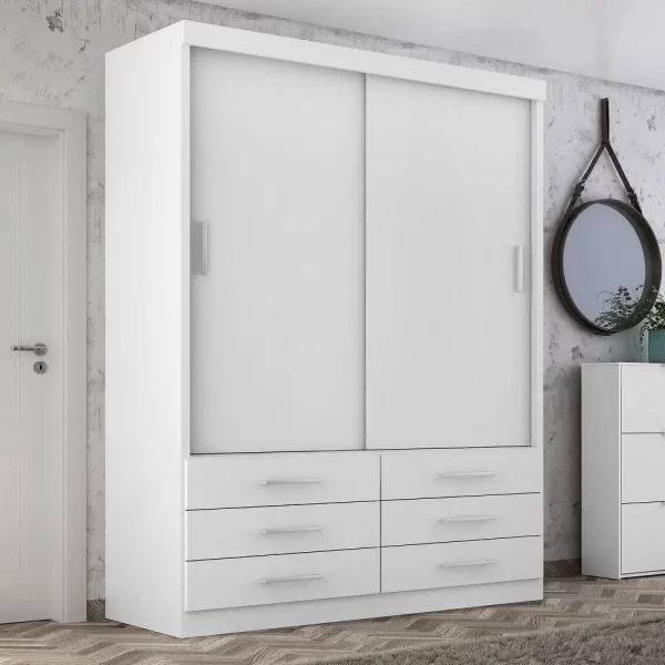 GUARDA ROUPA CAPRI 2 PORTAS - Imagem 4
