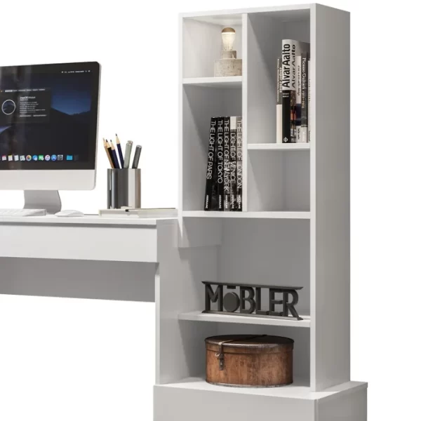 ESCRIVANINHA OFFICE COM BIBLIOTECA LION - Image 5