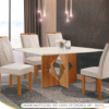 CONJUNTO MESA MILÃO 1,20 COM 4 CADEIRAS BERLIM