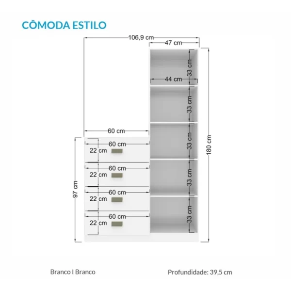 CÔMODA ESTILO - Imagem 3