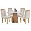 CONJUNTO DE MESA BERLIM COM 4 CADEIRAS LISBOA