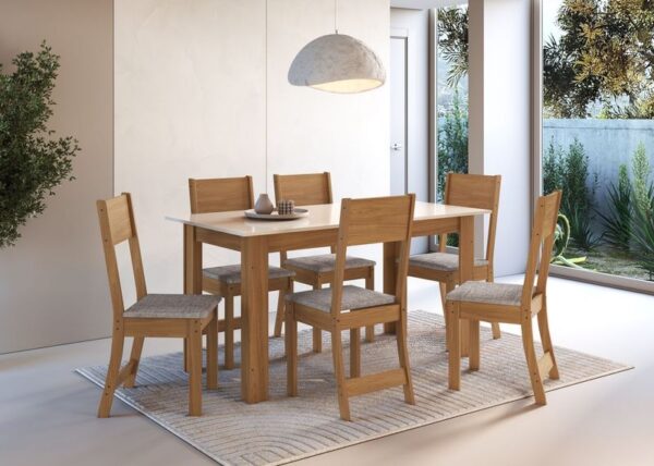 CONJUNTO MESA E CADEIRAS ATLANTA - Imagem 2