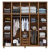 GUARDA ROUPA GRÉCIA 10 PORTAS COM ESPELHO - Imagem 2