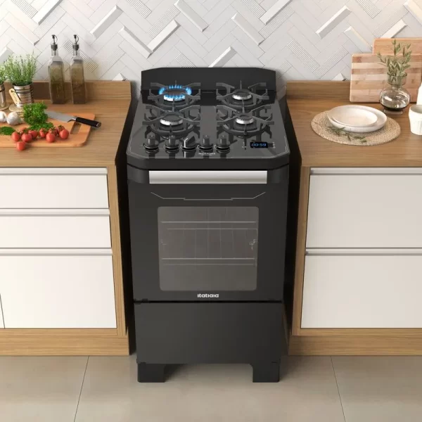FOGÃO ITAMASTER 4 BOCAS COM PAINEL DIGITAL – ITATIAIA