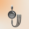Cabo TrioLink Retratil 60w Turbo 3 Em 1 V8 Tipo C Lithing