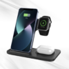 Carregador Sem Fio 18W Celular Fone Smartwatch Dock Station