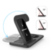 Carregador Sem Fio 18W Celular Fone Smartwatch Dock Station - Image 2