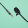 Microfone Lapela Gravação Com Fio 1.5m Auxiliar P2 Hrebos Cor Preto - Imagem 4