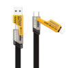 Cabo Premium Mecha Cable 4 em 1 (USB X LIGHTINING X C X C)