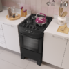 FOGÃO MFV4BB 04 BOCAS AUTOMÁTICO TAMPO DE VIDRO